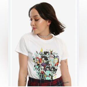 My Academia HOT TOPIC women’s White graphic Character Tee shirt NWT size XXL